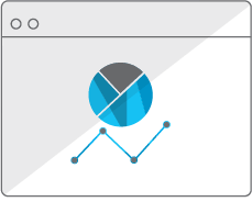 Pie graph icon