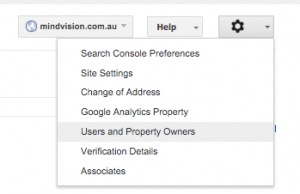 google search console admin